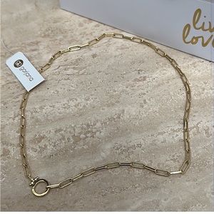 Gorjana Parker 16” necklace in gold new with tag comes in Gorjana gift box